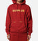 Daniel Patrick Surplus Logo Hoodie Maroon/Yellow