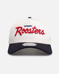 New Era Sydney Roosters 'Chrome Script' 9FORTY A-Frame Snapback Official Team Colour