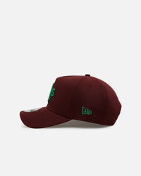 New Era Oakland Athletics 'Frosted Burgundy' 9FORTY A-Frame Snapback Burgundy