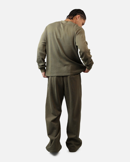 American Thrift Waffle Henley Shirt Washed Olive