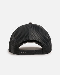 New Era Las Vegas Raiders 'Washed Fray' 9FORTY A-Frame Trucker Snapback Washed Grey