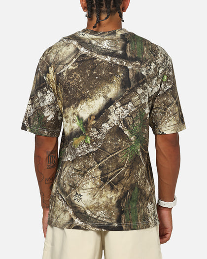 Jordan Brooklyn Real Tree All Over Print Crewneck T-Shirt Sail/Sail