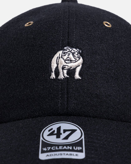 47 Brand Bulldog Wool 47 Clean Up Strapback Black