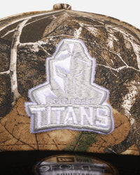 New Era Gold Coast Titans'NRL Real Tree' 9FORTY A-Frame Snapback Real Tree Camo