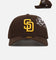 New Era San Diego Padres 'Cherub Official Team Color' 9FORTY A-Frame Snapback Brown