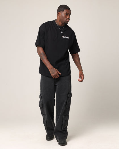 Saint Morta Wildflower T-Shirt Black