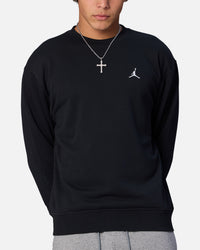 Jordan Jumpman Brooklyn Fleece Crewneck Sweatshirt Black/White