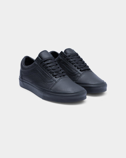 Vans Men's Old Skool (Leather) Black/Black
