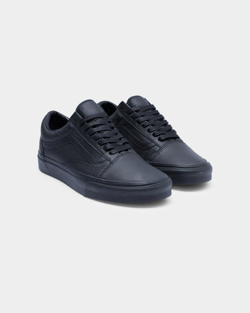 Vans Men's Old Skool (Leather) Black/Black