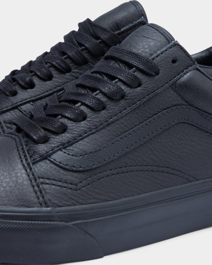 Vans Men's Old Skool (Leather) Black/Black