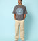 Carré Gorgeous Oversized T-Shirt Washed Charcoal