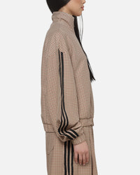 Adidas Checks Track Jacket Beige
