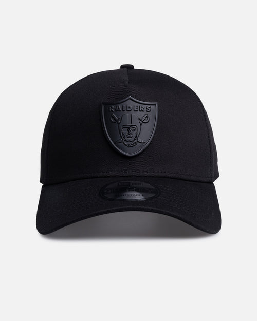 New Era Las Vegas Raiders 'Black Metal Badge' 9FORTY A-Frame Snapback Black