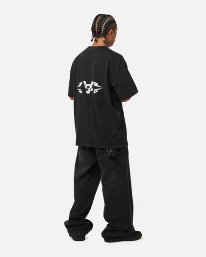 The Anti Order Fury T-Shirt Black Acidwash