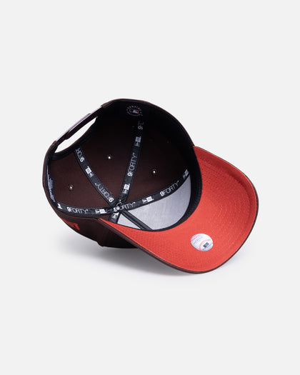 New Era Los Angeles Dodgers 'Choc Cherry' 9FORTY A-Frame Snapback Dark Brown