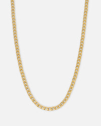 Saint Morta 4.3mm Smooth Cut Cuban Chain Gold