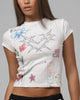 Loiter Women's Hand Drawn Baby T-Shirt Off White