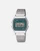 Casio A158WEM-3D Watch Silver/Black