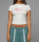 Loiter Women's Hybrid Baby T-Shirt White