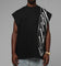 Loiter Script Muscle T-Shirt Black