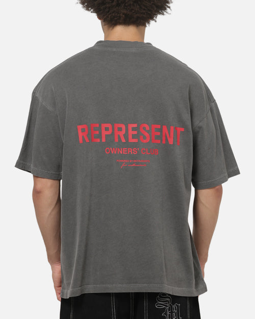 Represent Owners Club T-Shirt Washed Black