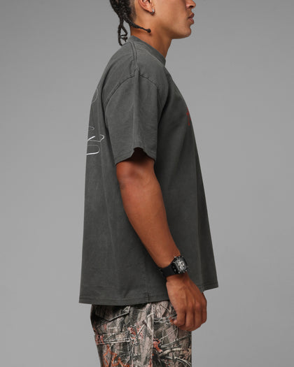 Loiter Devotion T-Shirt Black Wash