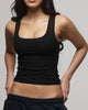American Thrift Women's Scoop Neck Tank Black