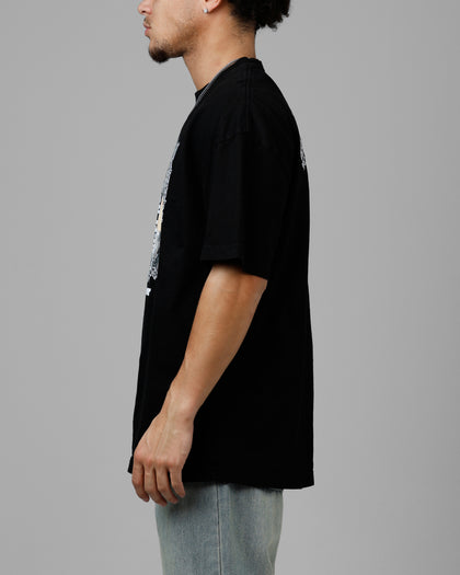 Loiter Angel Number Vintage T-Shirt Black