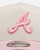 New Era Atlanta Braves 'Lover's Club' 9FORTY A-Frame Snapback Chrome