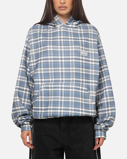 Carre Gridline Hoodie Blue-plaid