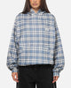 Carre Gridline Hoodie Blue-plaid