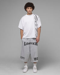 Loiter Impact Fleece Shorts Grey Marle