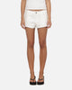 Ed Hardy Women's Butterfly Denim Shorts White