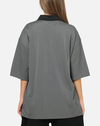 Jordan Brooklyn Polo Top Iron Grey