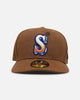 New Era Seattle Mariners 'Scribble' 59FIFTY Fitted Brown