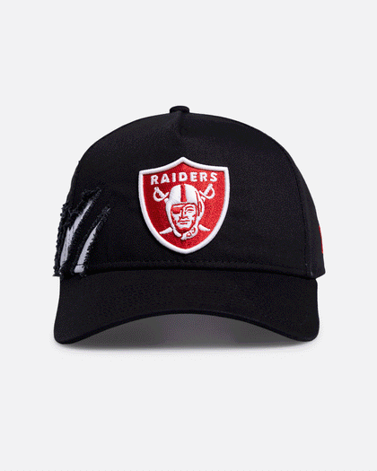 New Era Las Vegas Raiders 'Glow Scratch' 9FORTY A-Frame Snapback Black