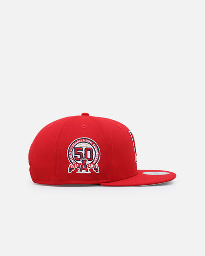 New Era Los Angeles Angels 'Upside Down TMC' 9FIFTY Snapback Red