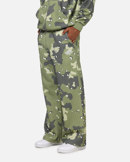 Carre Sideline Trackpants Green Camo