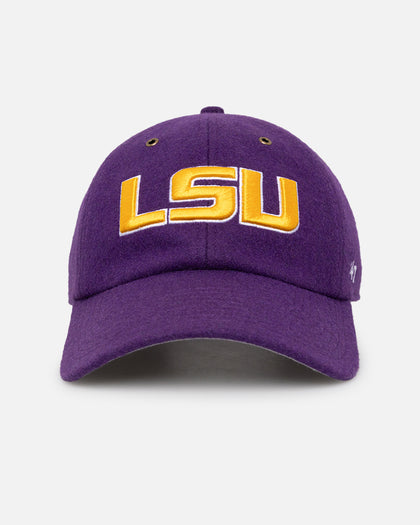 47 Brand Louisiana State Tigers LSU Wooly Clean Up Strapback Purple