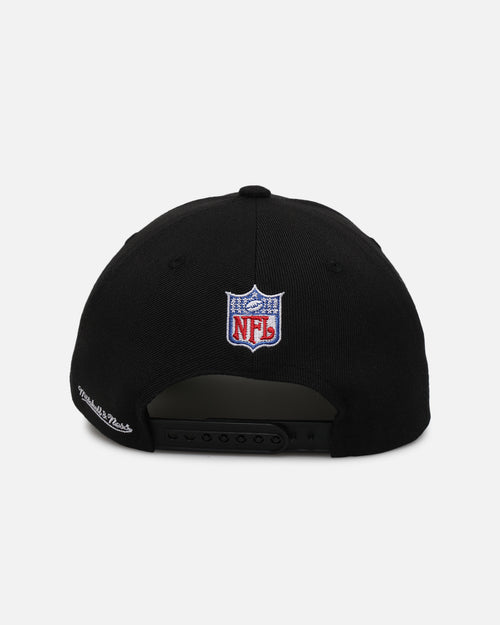 Mitchell & Ness Miami Dolphins Flames Pro Crown Snapback Faded Black