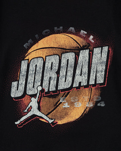 Jordan Kids' Distressed Chrome T-Shirt Black