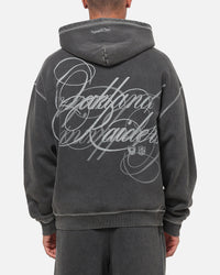 Mitchell & Ness Las Vegas Raiders Star Script Hoodie Washed Black