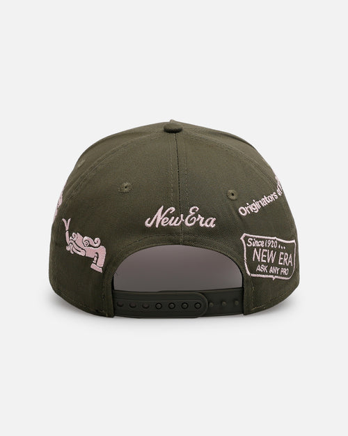 New Era Mexico National Baseball Team 'Mexico Spring Delivery' 9FORTY A-Frame Snapback Olive