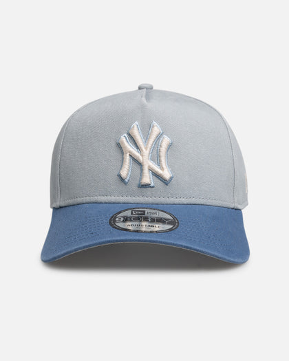 New Era New York Yankees 'Faded Washed Grey' 9FORTY A-Frame Snapback Grey/Blue