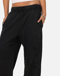 Saint Morta Crested Wing Sweatpants Washed Black