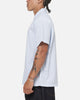 X-Large Oxford Script Button Up Shirt Light Blue