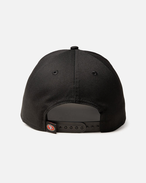 New Era San Francisco 49ers 'Upside Down Logo' 9FORTY A-Frame Snapback Black/Official Team Color