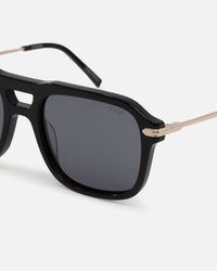 Nuqe Martinez Sunglasses Black/Gold