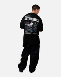 UFC By Culture Kings UFC 250 Justin Gaethje T-Shirt Black Acidwash