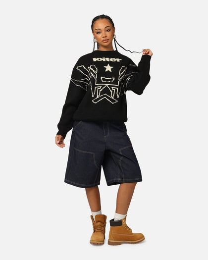 Loiter Substance Knit Sweater Black